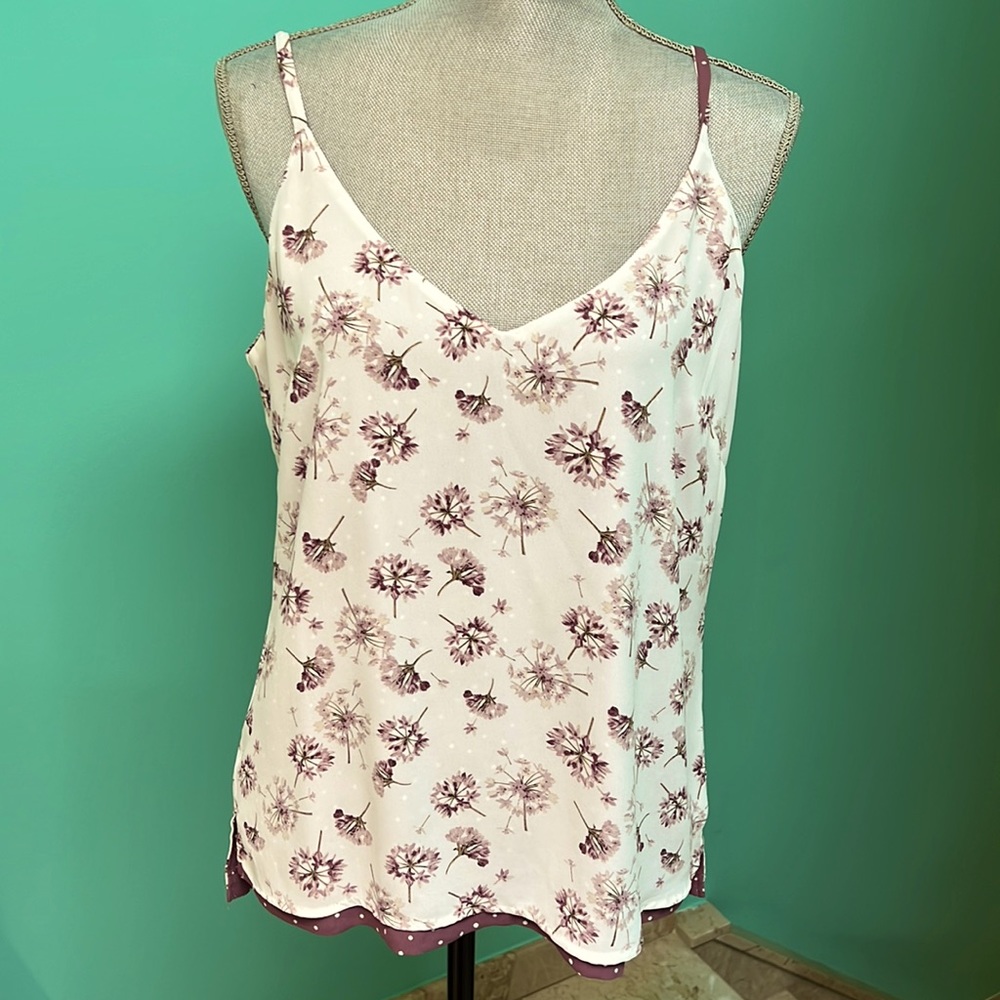 Lovely silk fully reversible camisole!!